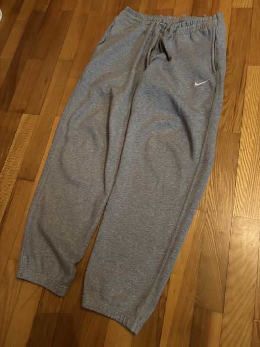 Спортивні штани найк nike baggy sweatpants сірі серые штаны л L розмір
