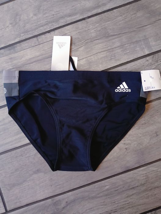 Kąpielówki męskie, slipy kąpielowe Adidas Block Trunk, r. S