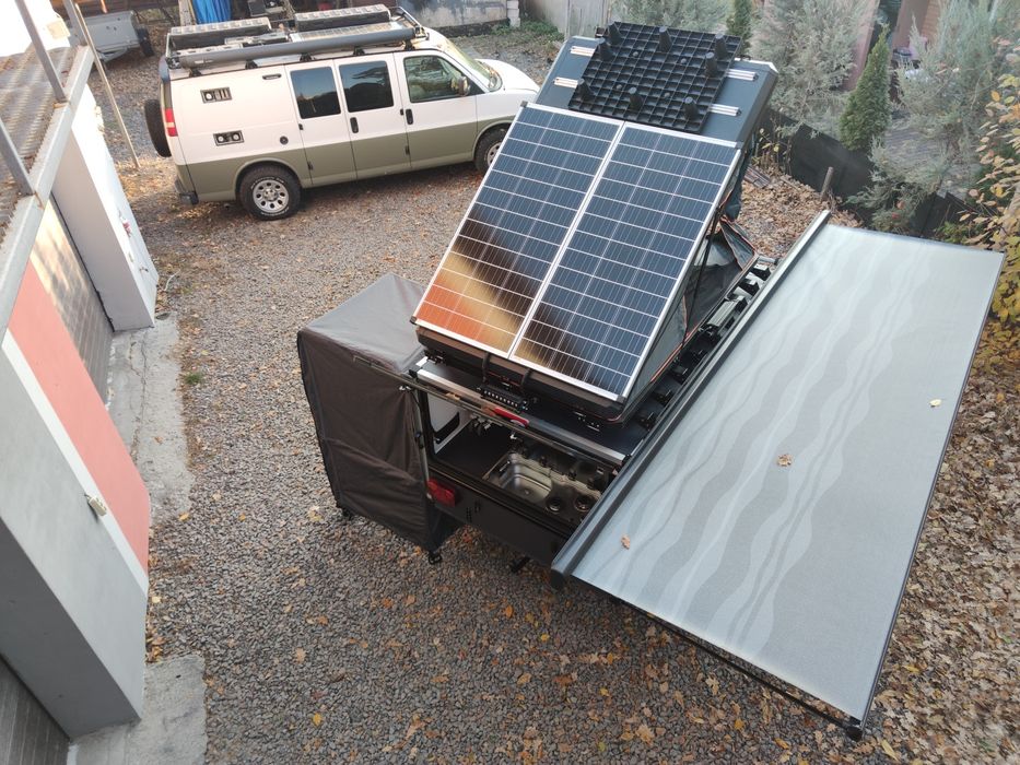 Причеп крапля, краплевидний  кемпер, причеп дача, дім на колесах, трей