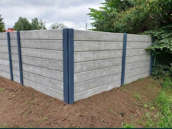 Płyty podmurówkowe palisadowe