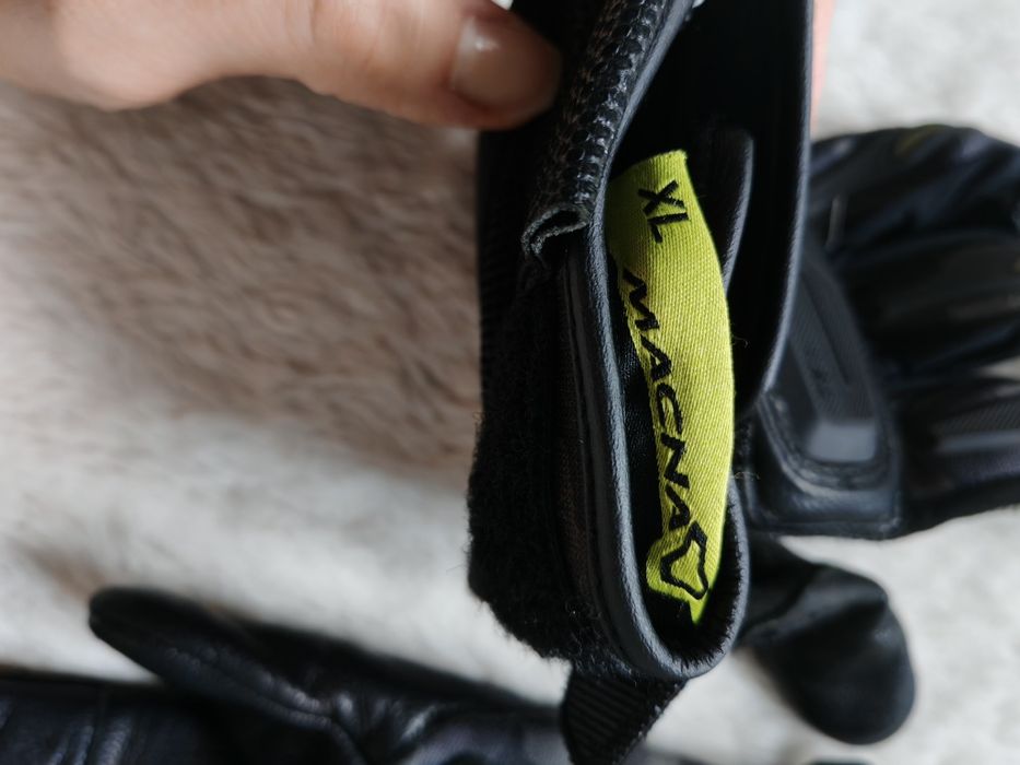 Rękawiczki motocyklowe męskie rozmiar XL Macna