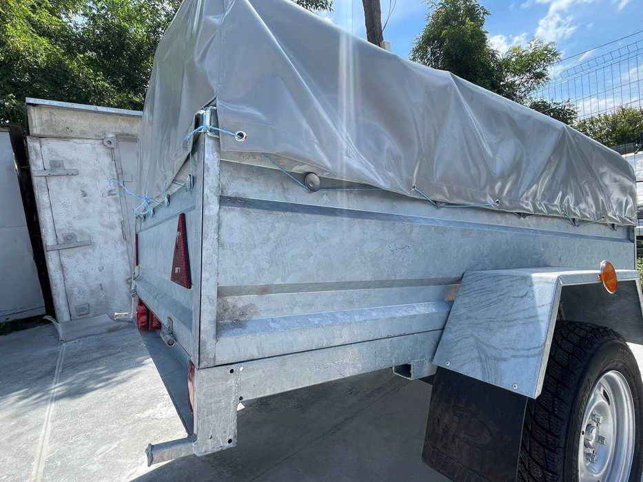 Оцинкований причіп 200х130х40.