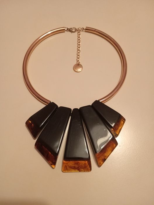 Marc Cain naszyjnik choker vintage art-deco styl