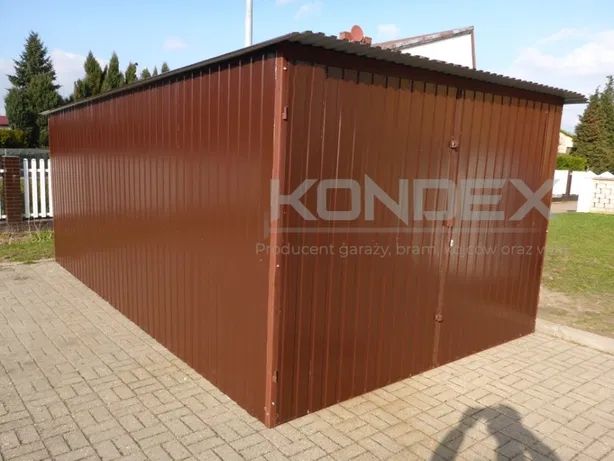 Garaż blaszany 3x5 m Blaszak ocynkowany Garaże blaszane na wymiar PRODUCENT