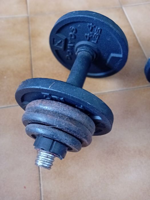 Halteres de ginásio - 9kg cada