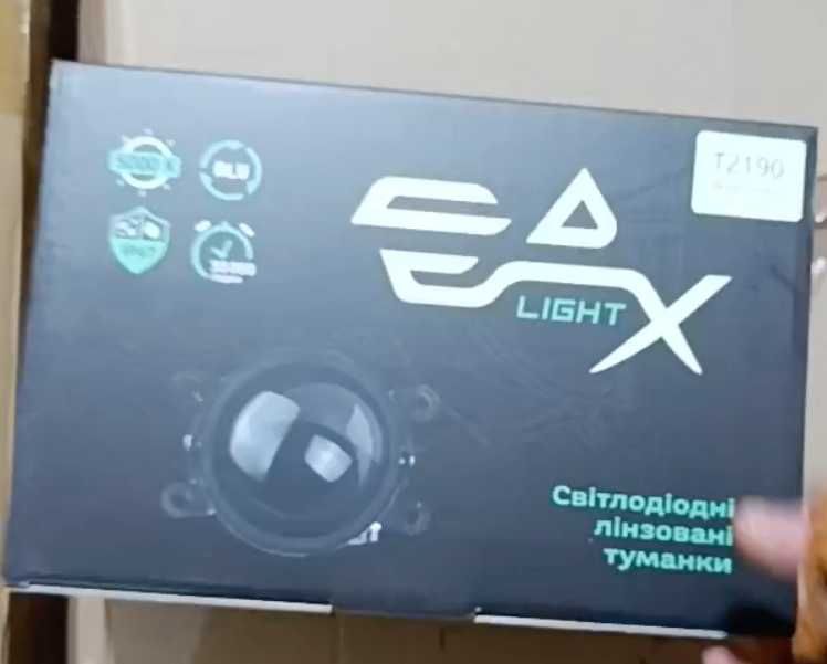 лед лінза универсальная LED EA light 100w ближний моно линза птф туман