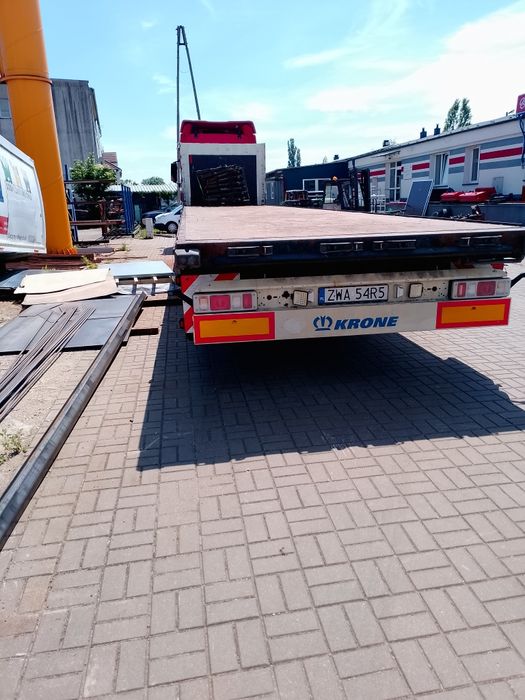 Naczepa Krone  platforma os podnoszona