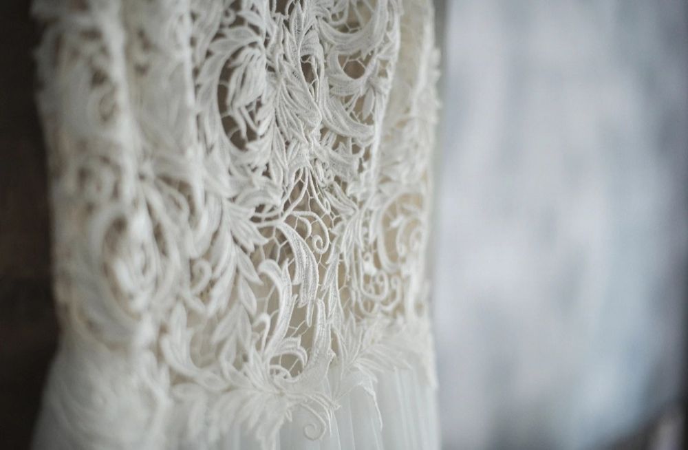 Suknia ślubna muślinowa