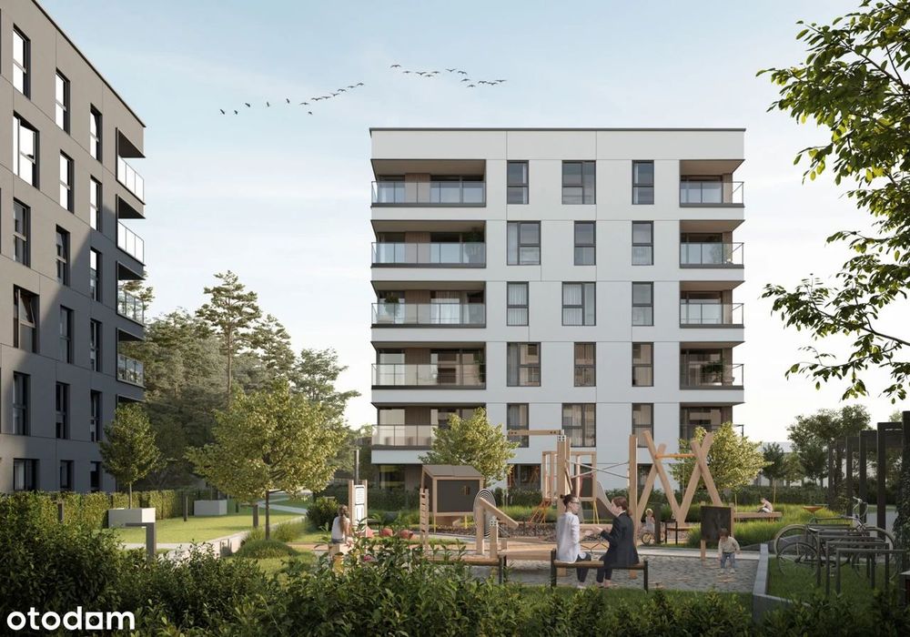 2-pokojowe mieszkanie 47m2 + ogródek
