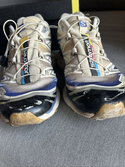 Ténis Salomon XT-6 Skyline Beje/ Azul/ Preto