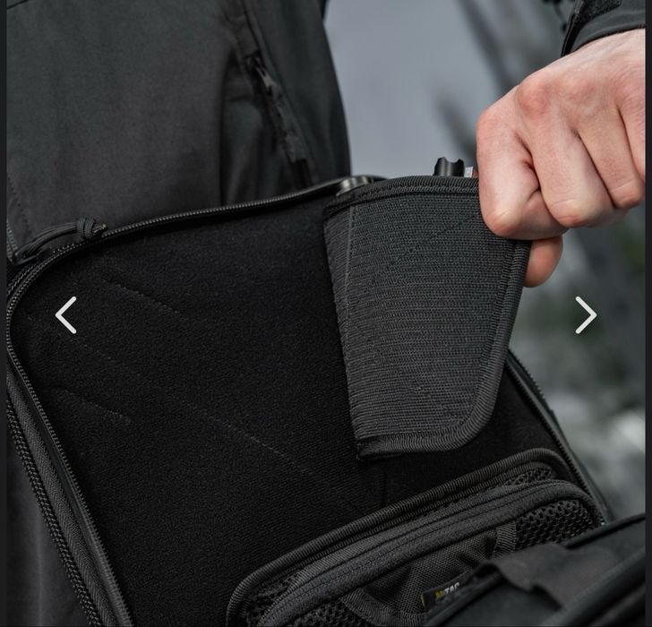 M-TAC сумка планшет laser cut hex black