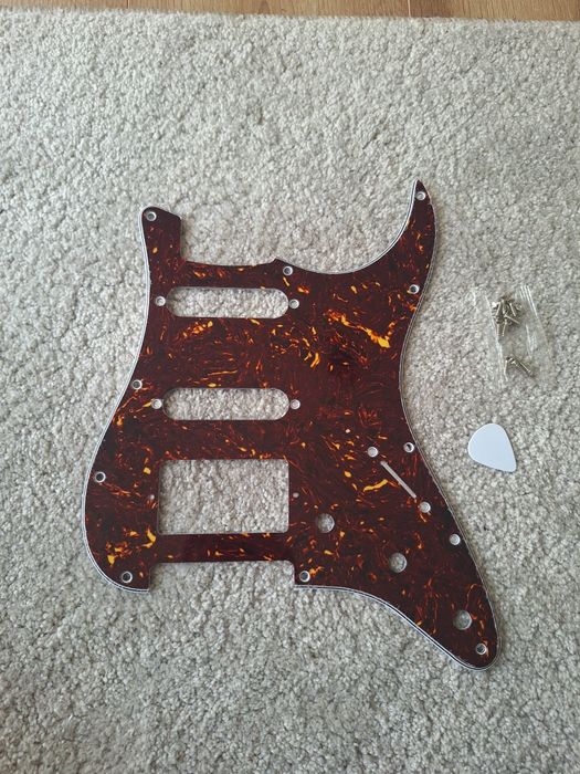 Pickguard Stratocaster HSS 11 otworów Tortoise Shell
