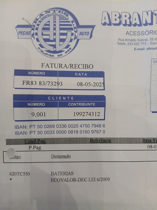 Bateria Tudor 55ah 12v c/ garantia