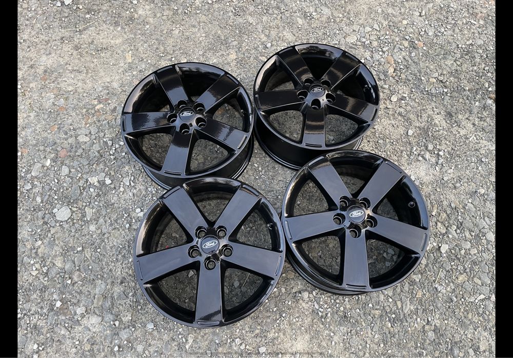 Alufelgi 17” Ford Volvo 5x108 S-Max Galaxy Kuga Focus CZARNE jak Nowe