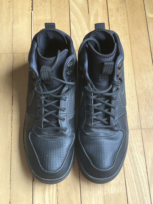 Nike Ebernon Mid Winter 45 EUR — зимові кросівки Triple Black