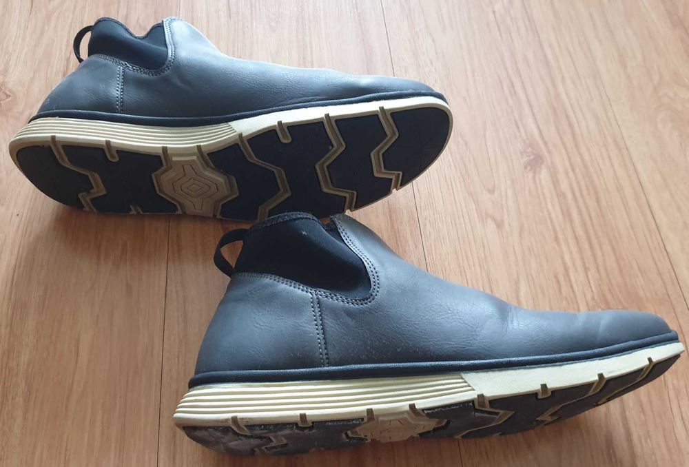 Szare męskie sztyblety roz 45