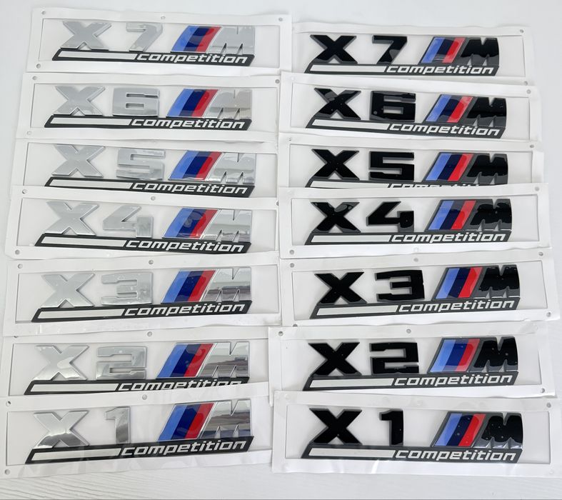 Емблема шильдик наклейка BMW М1 М2 М3 М4 М5 М7 шильдік БМВ М логотип