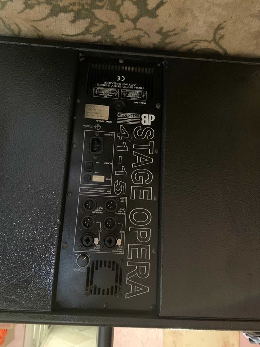 Акустичні активні колонки YAMAHA DSR-115, dB technologies, JBL eon10