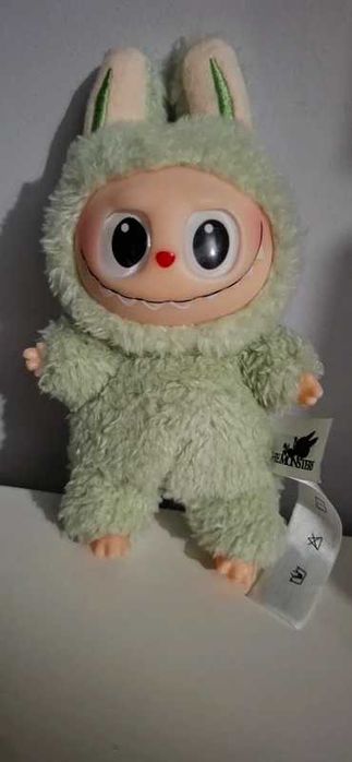 Labubu brelok pluszak zabawka Exciting Macaron zielony