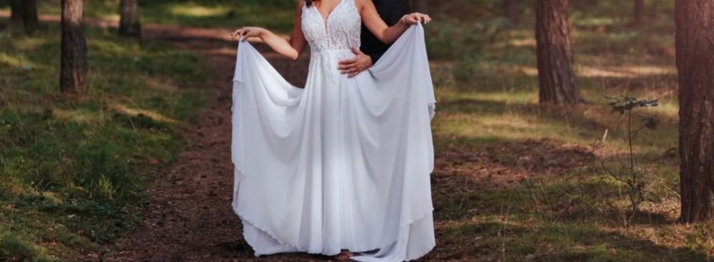 Suknia ślubna biała