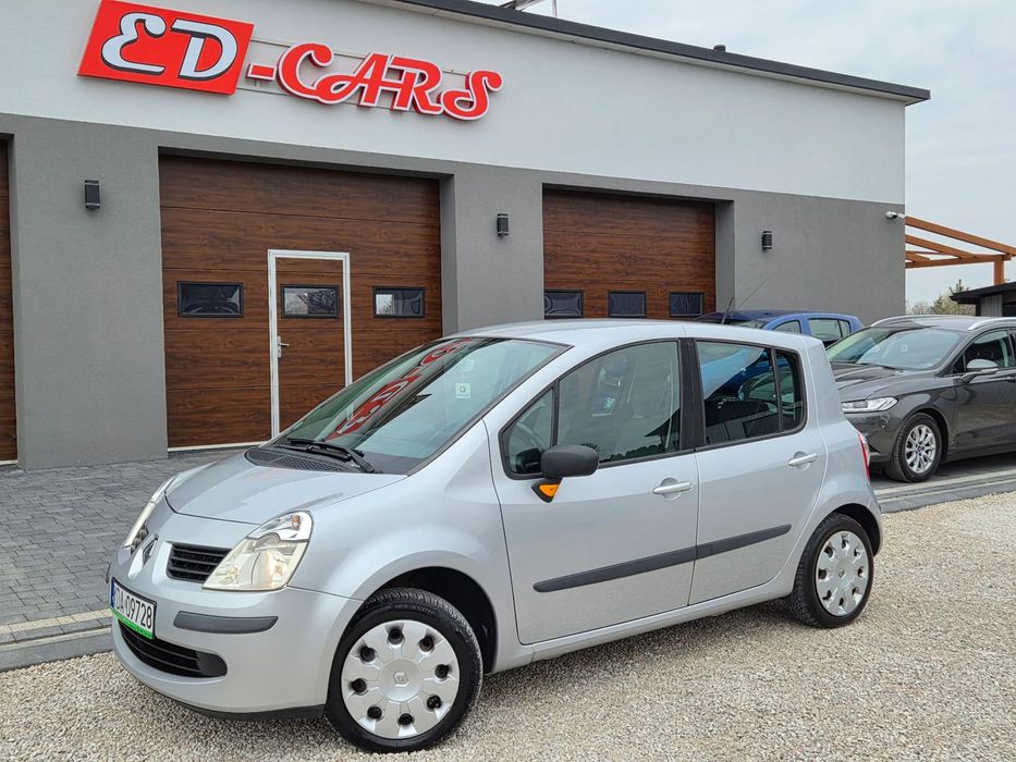 Renault Modus 2007 Piękny srebrny 1.2 benzyna + NOWY GAZ STAG GWARANCJA!