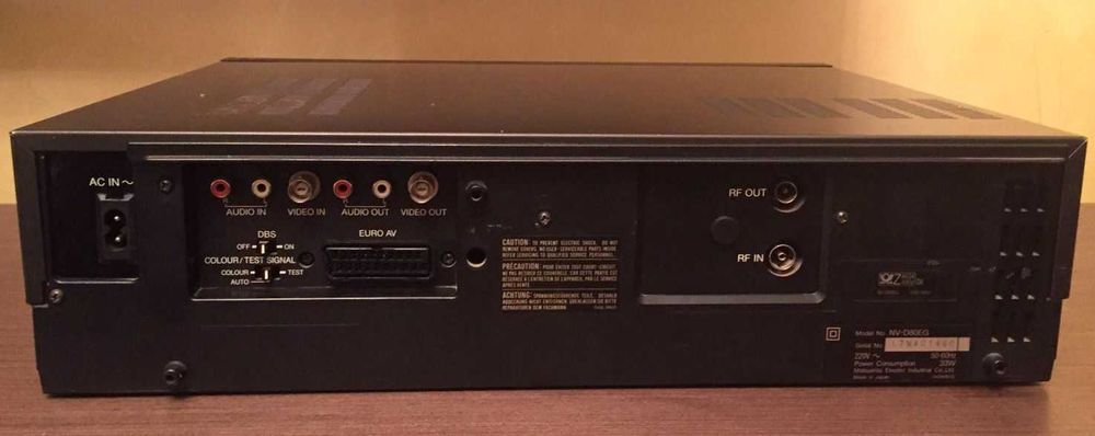 Видеомагнитофон VHS Panasonic NV-D80 Hi-Fi Stereo ТОРГ