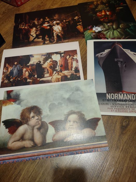 58 sztuk Dzieła Mistrzów Kolekcja Światowego Malarstwa