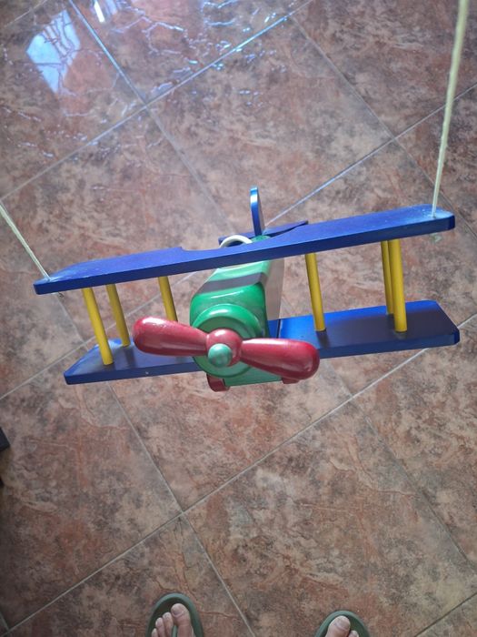 Candeeiro criança/adolescente em madeira