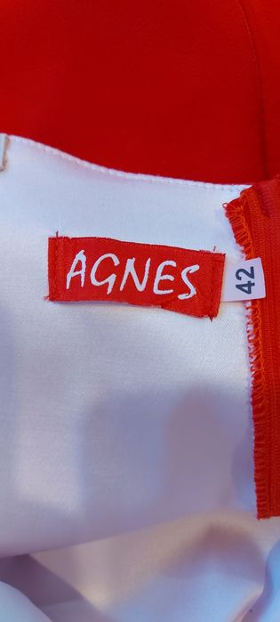Sukienka weselna Agnes rozmiar 42 bardziej 38