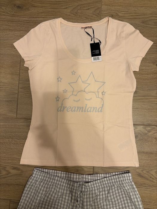 Piżama 2-częściowa spodnie dlugie, bluzka krótki rękaw