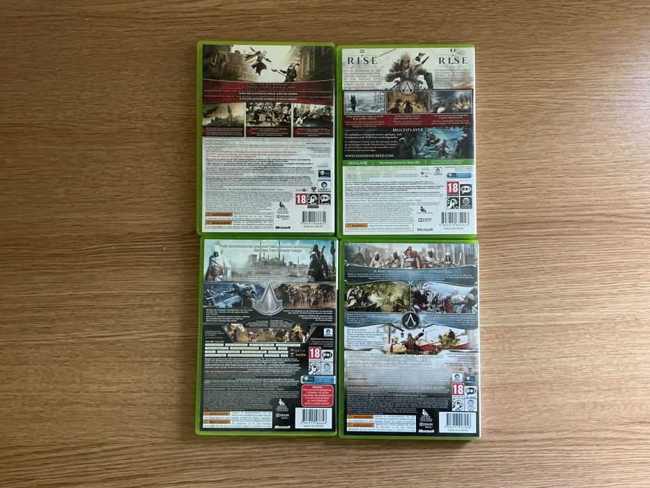 Assassin’s Creed 4 gry Xbox 360 – II, III, Brotherhood, Revelations