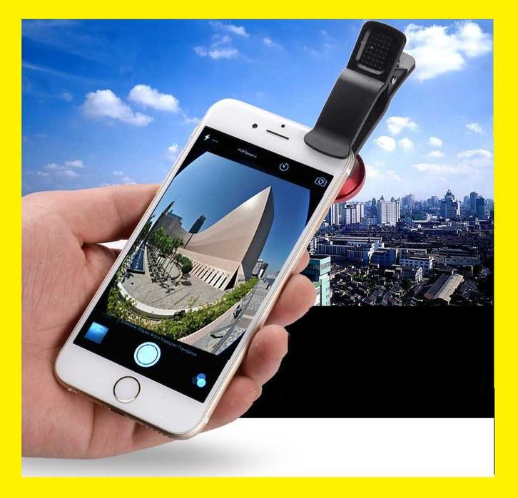 НАЙКРАЩА ПРОПОЗИЦІЯ! Набір об’єктивів 3-в-1 для смартфона, макро...