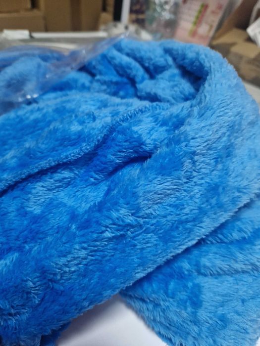 Nowy szlafrok dziecięcy / dinozaur/ kaptur / niebieski / 3-5lat !2372!