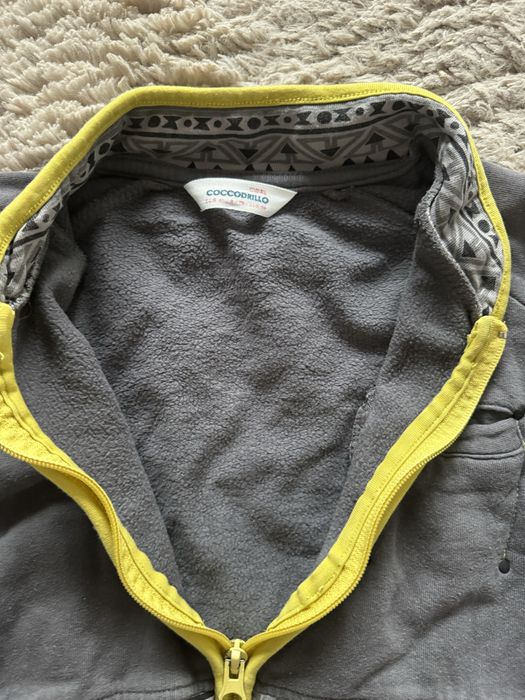 Bluza ciepła coccodrillo dla chłopca i czapka converse komplet roz.128