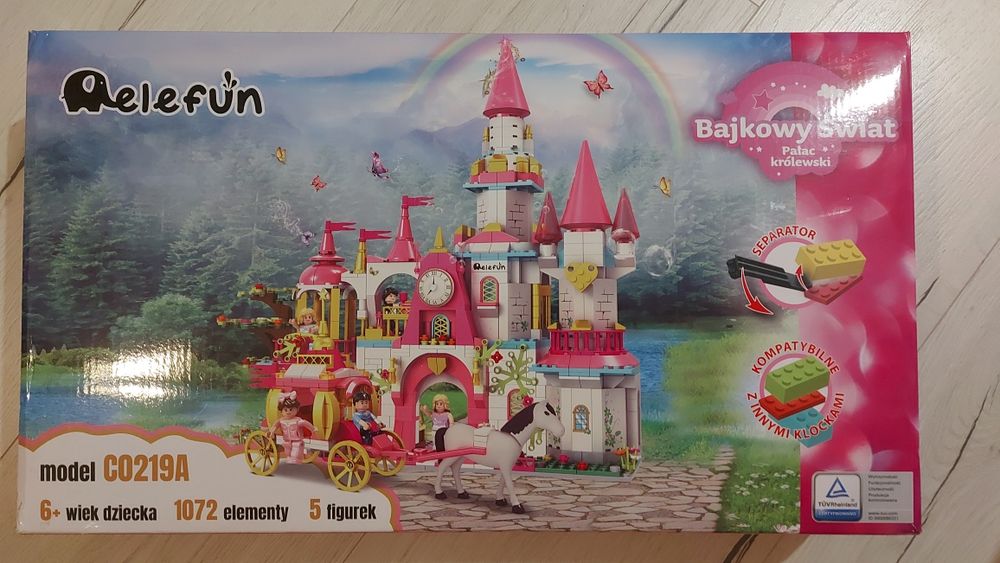 Klocki elefun, pałac królewski, nowe