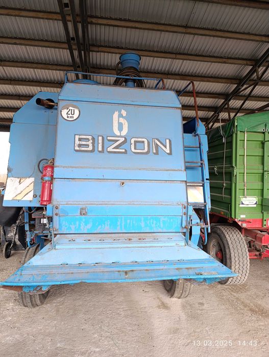 BIZON BS Z110+heder5m+przystawka do rzepaku+wózek