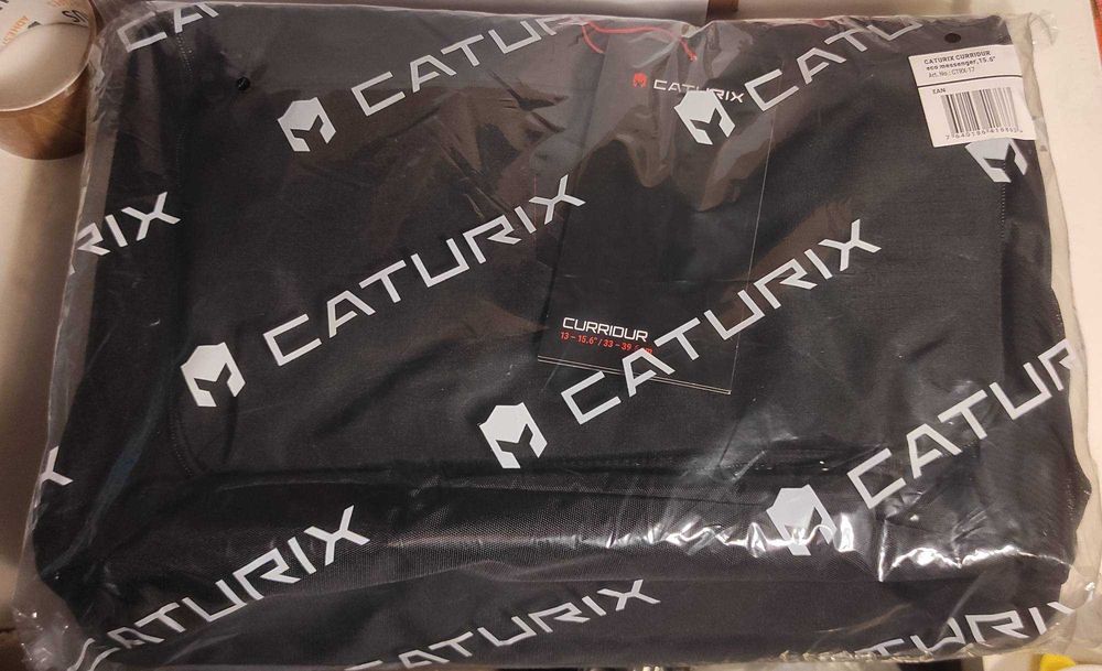Torba na laptopa CATURIX CURRIDUR Eco - do 15,6” | CTRX-17, Czarna