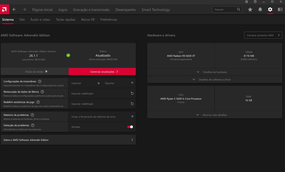 PC Gaming Ryzen 5 5600/RX6600XT