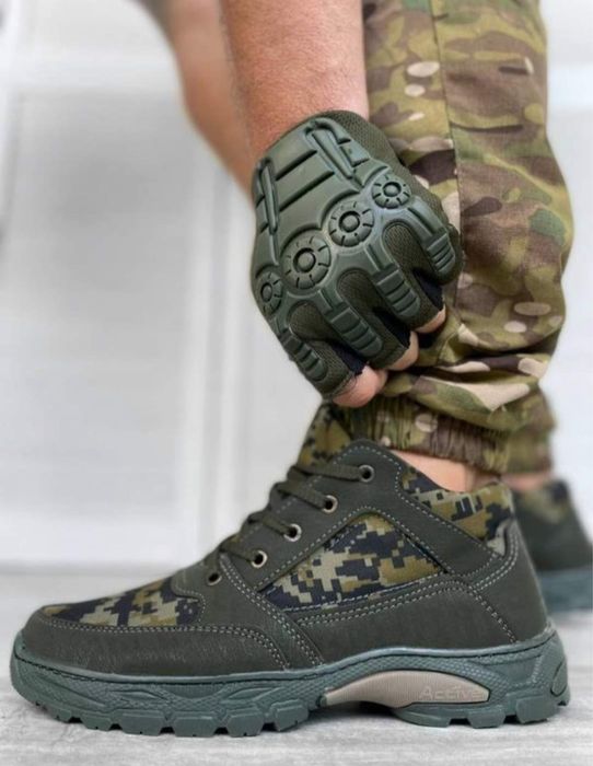 Ботинки чоловічі , зимові , піксель , військові ботинки