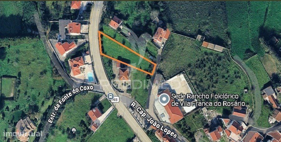 Terreno com 884 m2 - Vila Franca do Rosário