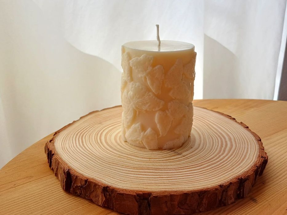 Vela de soja decorativa perfumada