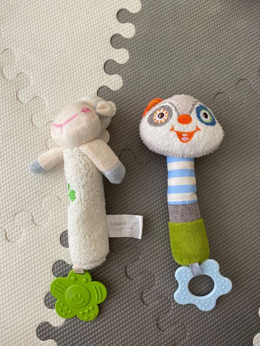 Piszczące zabawki z gryzakiem