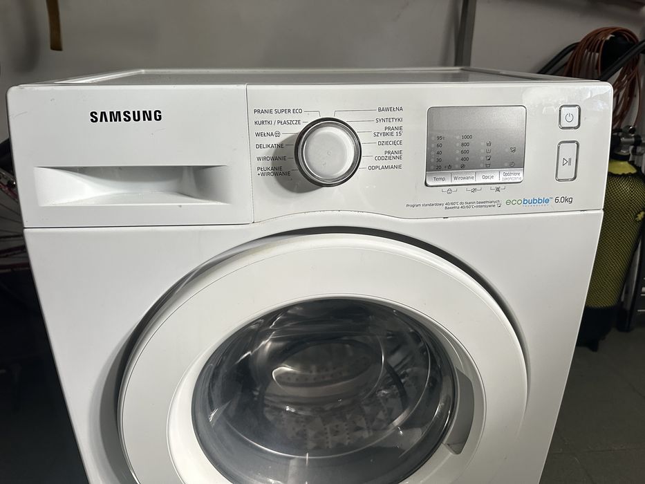 Pralka slim samsung ecobubble 6,0 kg