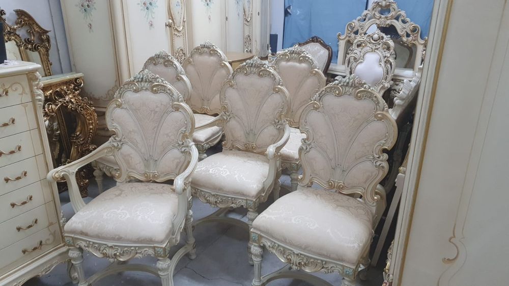 Włoski zestaw mebli Silik jadalnia salon