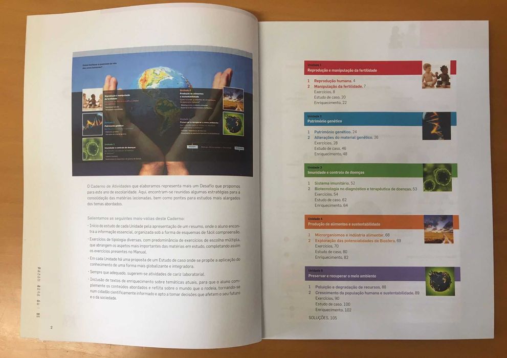 Caderno de atividades Biologia 12º ano