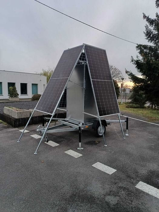 Mobilna Wieża CCTV monitoring ochrona seciurity
