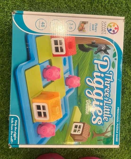 Lote de jogos de sociedade, puzzles e educativos