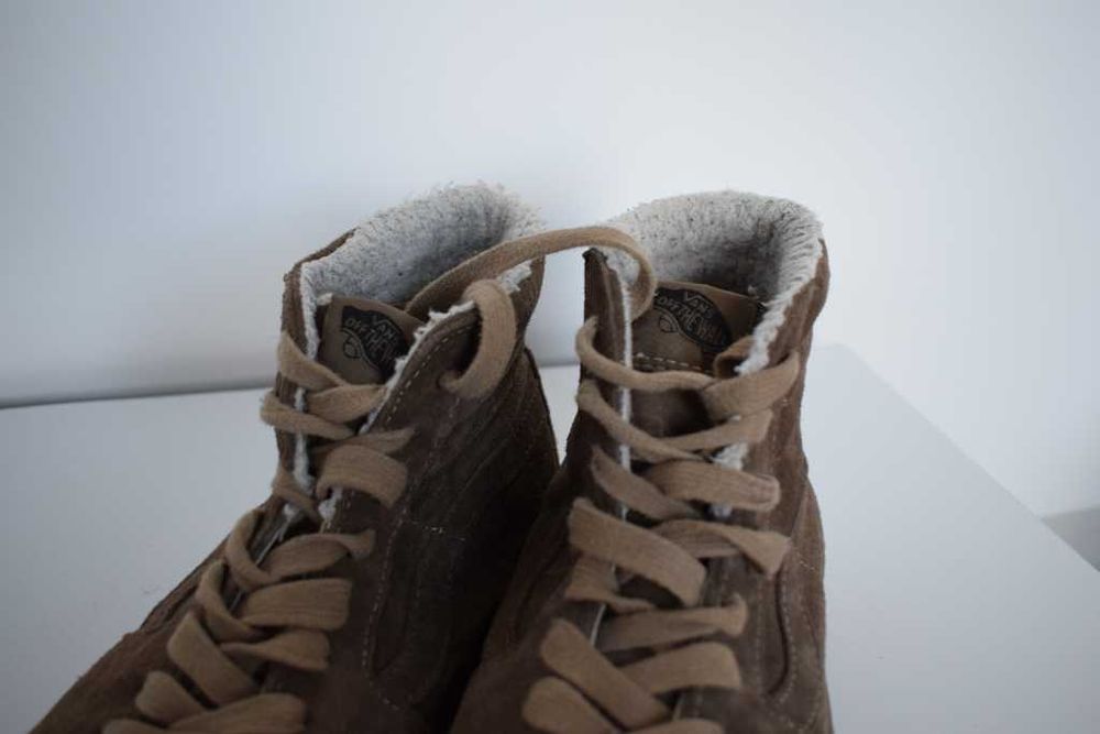 Vans buty trampki czekoladowe ocieplane 40