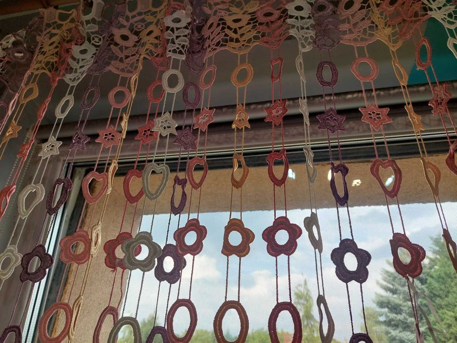 Firanka kolorowa dlug. 150cm