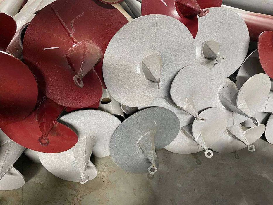 Сваи, палі, геошуруп, винтові, сваї, наконечники